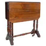 ANTIQUE 1940S MAHOGANY GATELEG TABLE