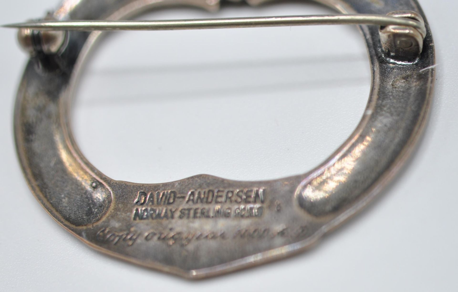 DAVID ANDERSEN SAGA BROOCH - Image 7 of 7