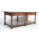 17TH CENTURY OAK REVIVAL POT TABLE - COFFEE TABLE