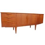 1960’S VINTAGE RETRO TEAK WOOD SIDEBOARD CREDENZA