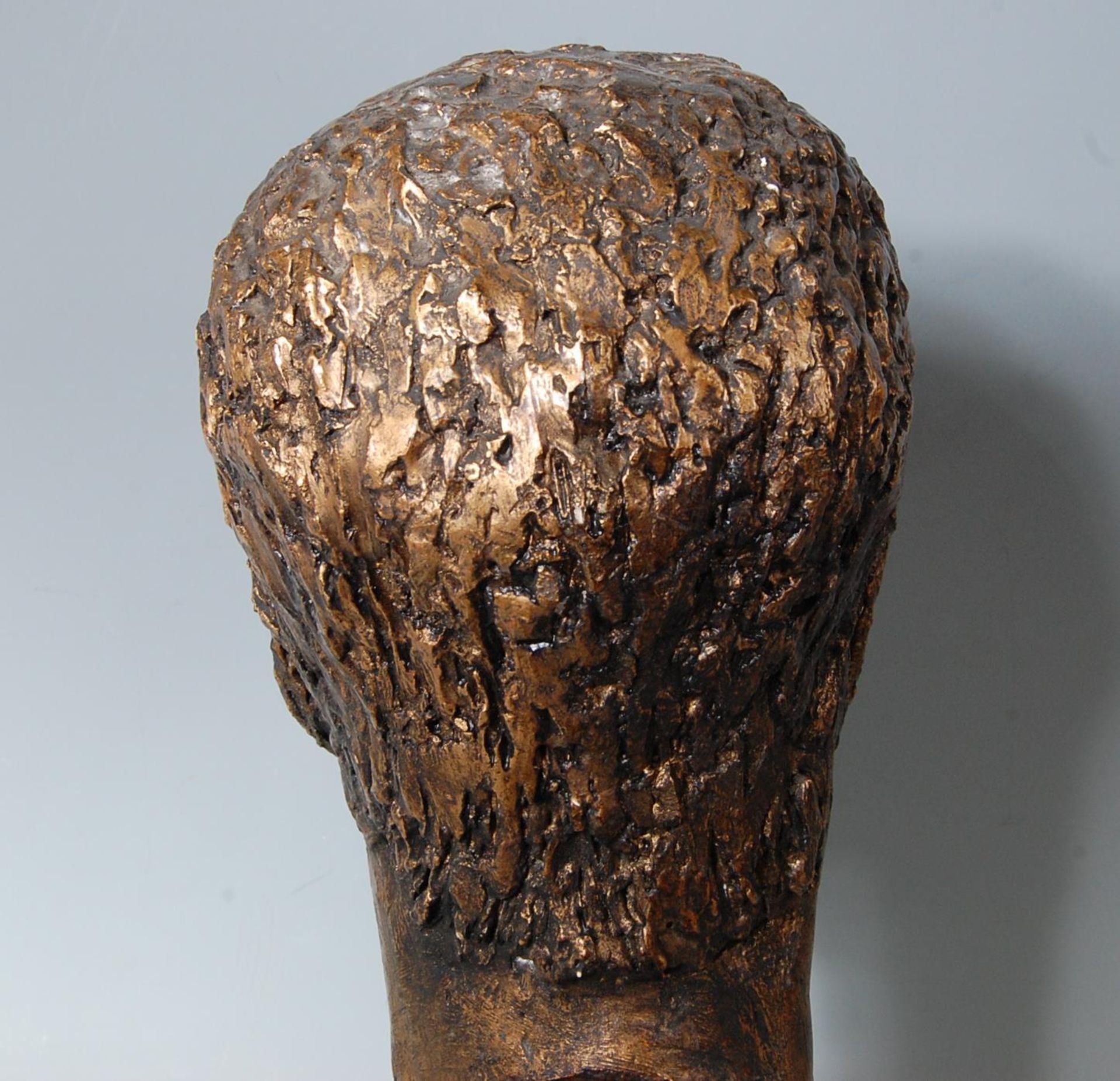 RETRO VINTAGE LATE 20TH CENTURY BUST OF A MANS HEAD - Image 4 of 5