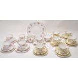 VINTAGE COCLOUGH AND ROYAL VALE TEA SERVICES