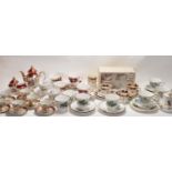 LARGE COLLECTION OF VINTAGE RETRO 20TH CENTURY CERAMIC PORCELAIN PART TEA SERVICES