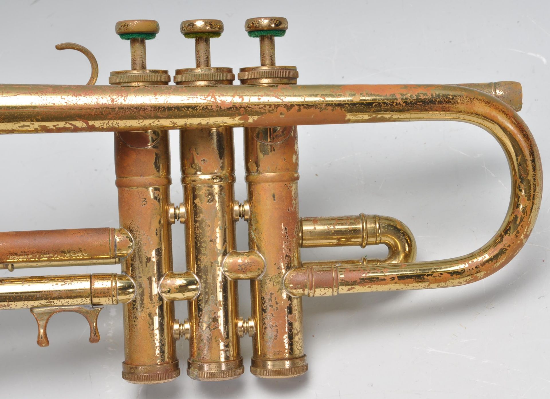 VINTAGE BESSON TRUMPET MUSICAL INSTRUMENT - Image 6 of 7