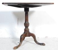 18TH CENTURY GEORGE III COUTRY OAK TILT TOP TABLE