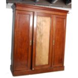 19TH CENTURY VICTORIAN TRIPLE WARDROBE COMPACTUM