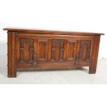 OLD CHARM STYLE JACOBEAN REVIVAL OAK COFFER