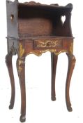 ANTIQUE EARLY 20TH CENTURY ARTS AND CRAFTS OAK BEDSIDE CABINET