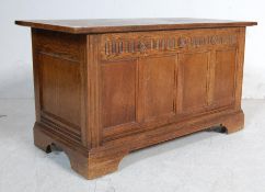 LARGE OAK COFFER