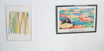 TWO 1980’S ART EXPOSITION PICTURE PRINTS