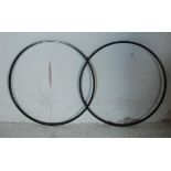 VINTAGE BICYCLES AND SPARES - PAIR OF VINTAGE WOLBER BIKE WHEEL RIMS.