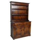 17TH CENTURY STYLE CARVED OAK DRESSER