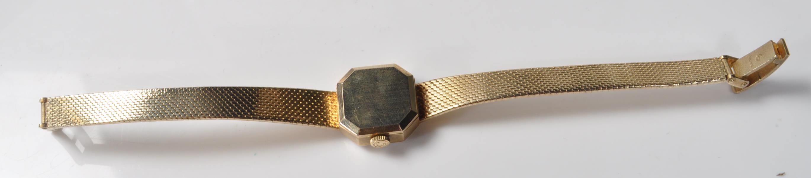 STAMPED 9CT GOLD CERTINA LADIES COCKTAIL WATCH - Image 5 of 9