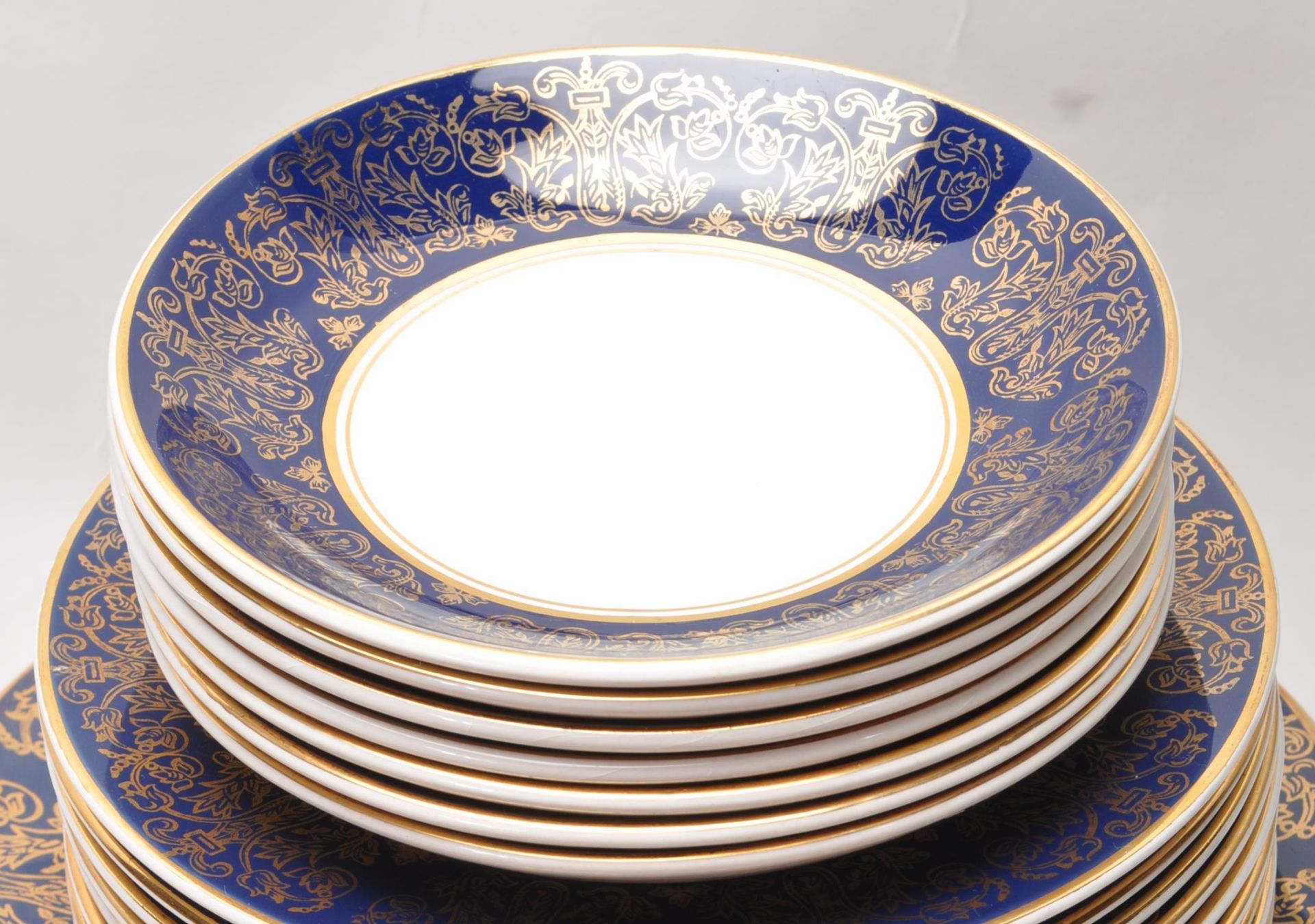 WOOD & SONS ALPINE WHITE IRONSTONE DINNER SERVICE - Image 13 of 19