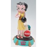 RARE LIMITED EDITION BETTY BOOP COCA COLA BOWLING FIGURINE