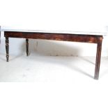 LARGE EARLY 20TH CENTURY LIBRARY TABLE