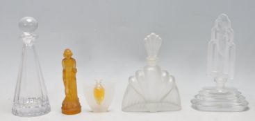 COLLECTION OF VINTAGE ART DECO STYLE PERFUME BOTTLES