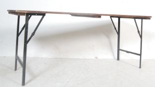 VINTAGE INDUSTRIAL TRESTLE TABLE