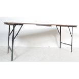 VINTAGE INDUSTRIAL TRESTLE TABLE