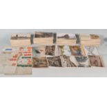 POSTCARDS - LARGE QUANTITY OF 600 POSTALLY USED CARDS