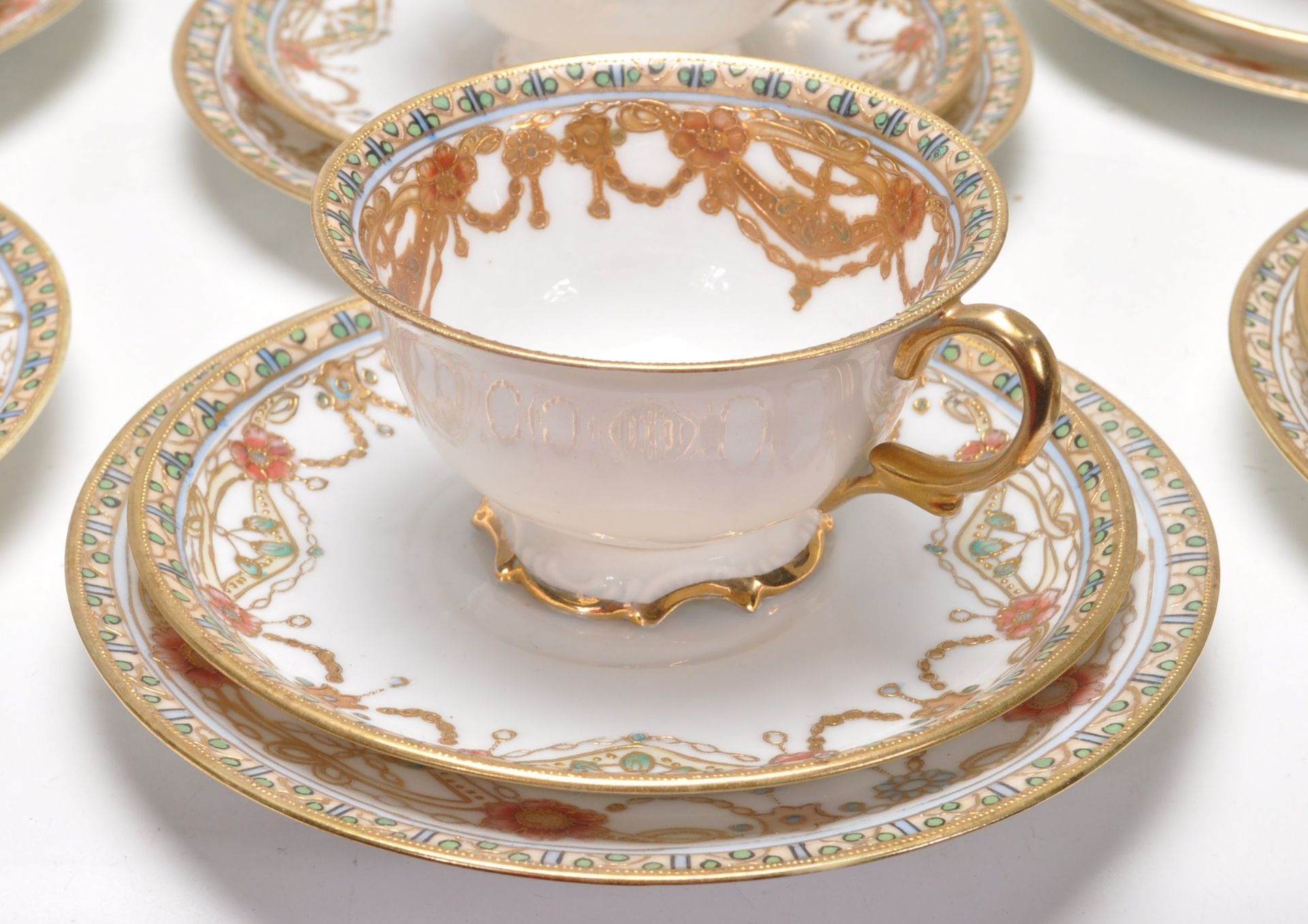 20TH CENTURY JAPANESE NORITAKE TEA SET - Image 2 of 9