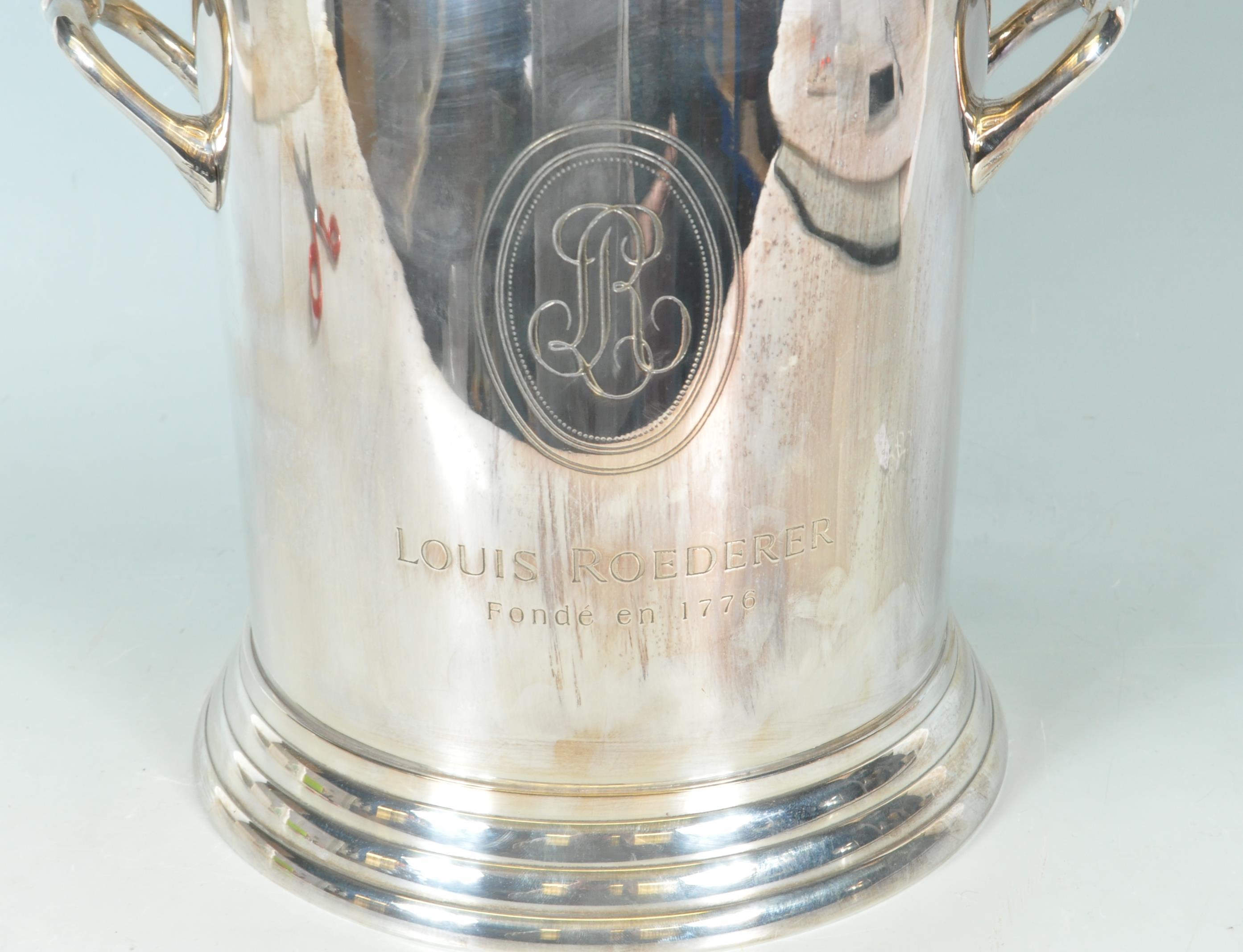 20TH CENTURY LOUIS ROEDERER CHAMPAGNE ICE BUCKET - Image 2 of 7