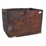 ANTIQUE GEORGES & CO ADVERTISING BEER CRATE