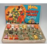 VINTAGE 1960'S MAZDA MICKEY MOUSE CHRISTMAS LIGHTS