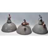 THREE VINTAGE RETRO 20TH CENTURY PHOTOGRAPHIC LAMPS