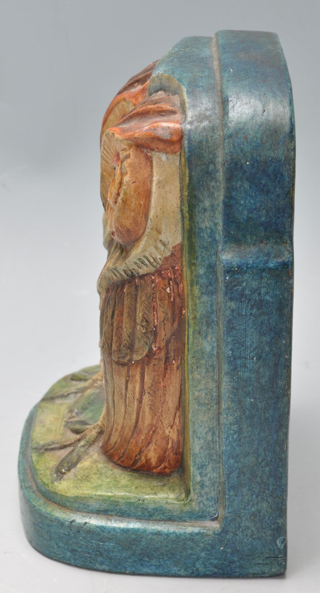 RARE EARLY 20TH CENTURY ARTS AND CRAFTS COMPTON POTTERY OWL BOOKEND - Image 2 of 7