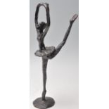 20H CENTURY CAST BRONZE BALLERINA FIGURINE