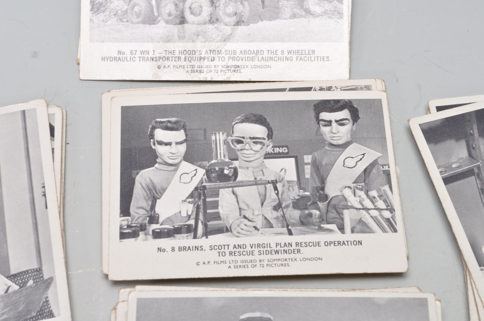 72 GUM CARDS / TRADE CARDS THUNDERBIRDS BY SOMPORTES - Image 3 of 9