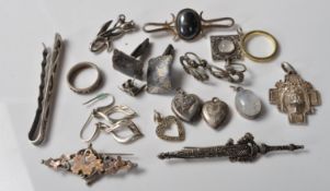 COLLECTION OF SILVER STAMPED 925 JEWELLERY.