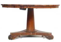 19TH CENTURY VICTORIAN MAHOGANY TILT TOP BREAKFAST TABLE