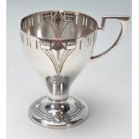 EARLY 20TH CENTURY JUGENDSTIL ART NOUVEAU SILVER PLATE CUP