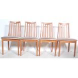 LESLEY DANDY FOR G-PLAN - SET 4 TEAK WOOD DINING CHAIRS