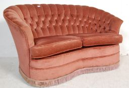 ART DECO TWO SEATER SOFA SETTEE