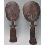 A pair of tribal African Ghanaian Ashanti Akua'Ba