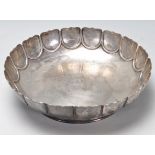 ANTIQUE EARLY 20TH CENTURY HALLMARKED STERLING SILVER BOWL