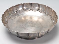 ANTIQUE EARLY 20TH CENTURY HALLMARKED STERLING SILVER BOWL