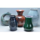 COLLECTION OF ANTIQUE AND LATER STUDIO ART POTTERY