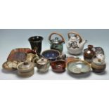 LARGE COLLECTION OF STUDIO ART POTTERY