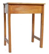 EARLY 20TH CENTURY BEECH WOOD SCHOOL DESK TABLE