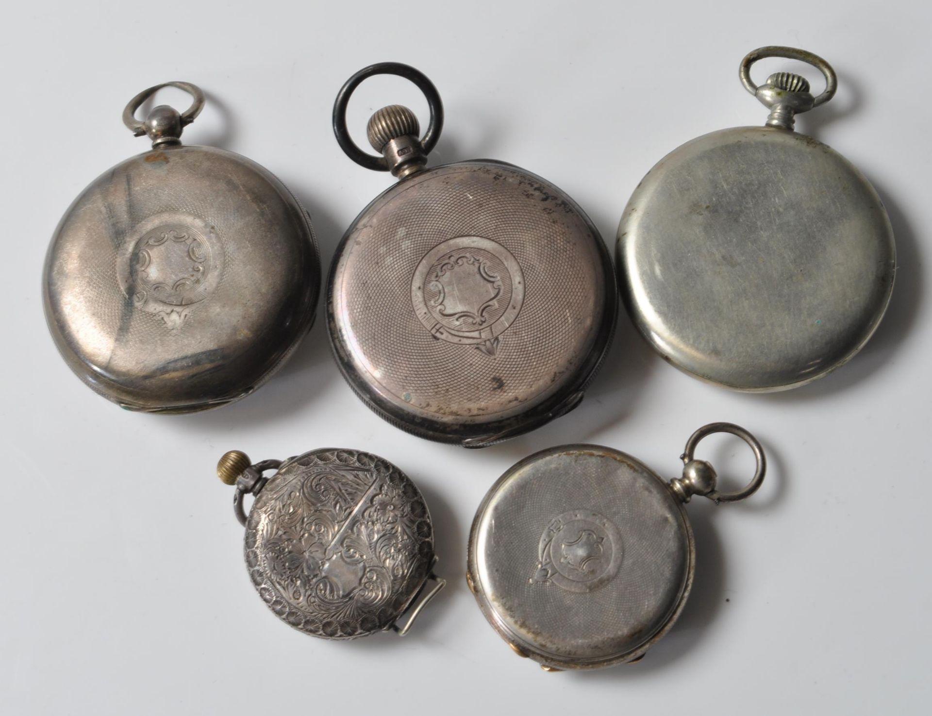 COLLECTION OF FIVE VINTAGE 20TH CENTURY POCKET WATCHES - Image 5 of 5