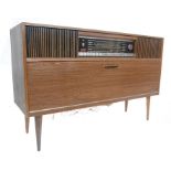 RETRO GERMAN GRUNDIG TEAK WOOD STEREOGRAM