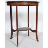 EDWARDIAN MAHOGANY OCCASIONAL TABLE