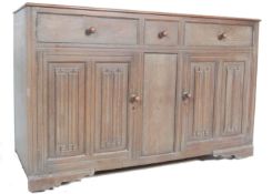 JACOBEAN REVIVAL OAK SIDEBOARD - DRESSER BASE