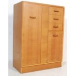 RETRO MID CENTURY LIGHT OAK G-PLAN WARDROBE / TALLBOY