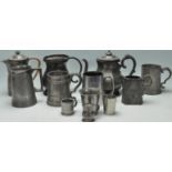 COLLECTION OF 19TH AND 20TH CENTURY PEWTER WARE