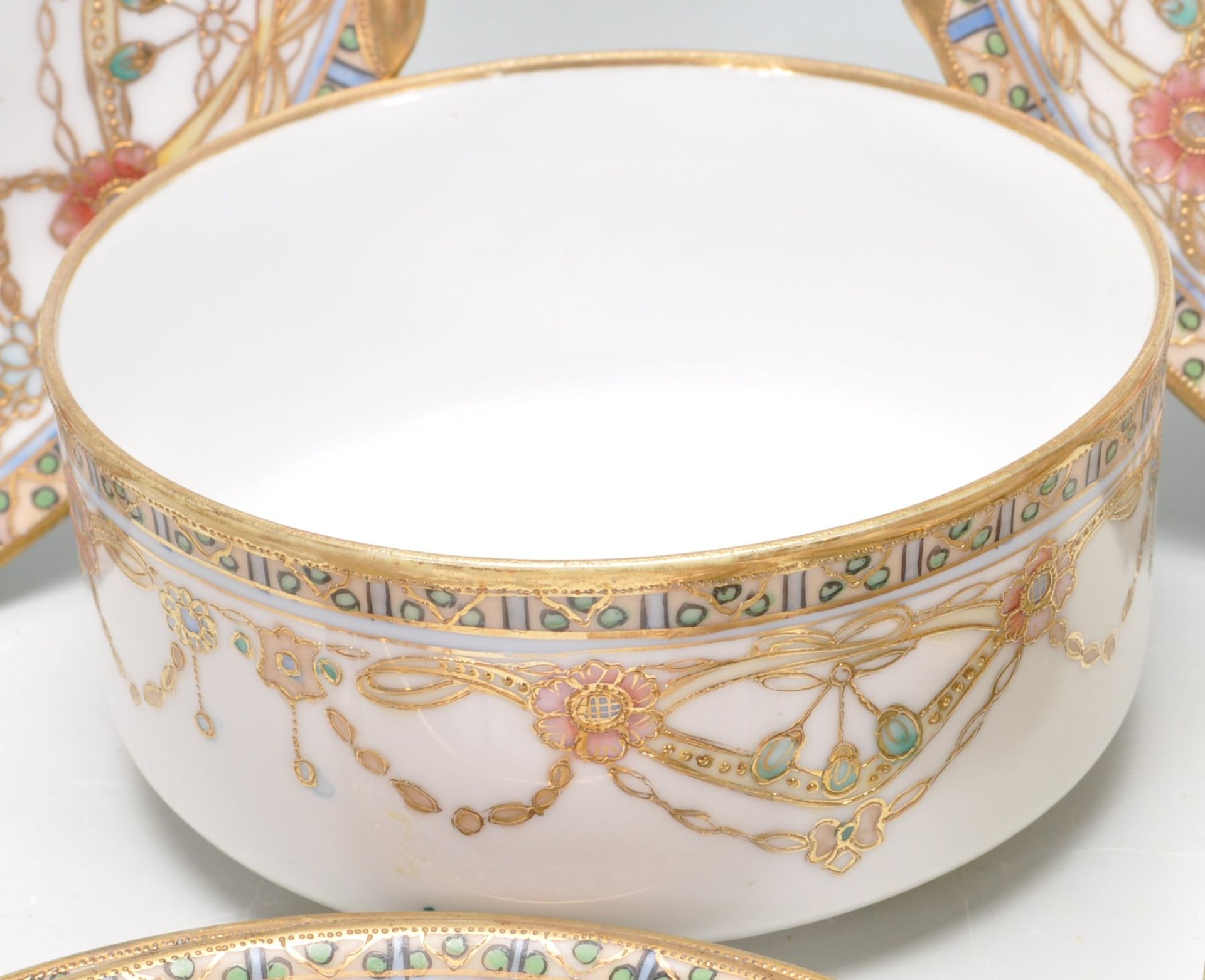 20TH CENTURY JAPANESE NORITAKE TEA SET - Image 7 of 9